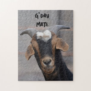 G'day maat lachende geit puzzel