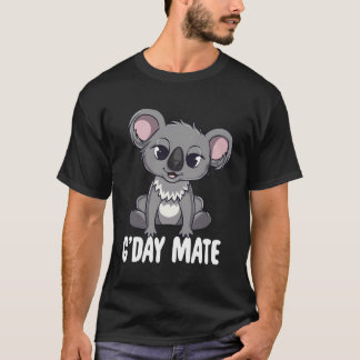 G'Day Mate Australisch Kawaii Koala Australië Land T-shirt