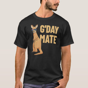 G'Day Mate Kangaroo Aussie Australia Roo G'Day Mat T-shirt