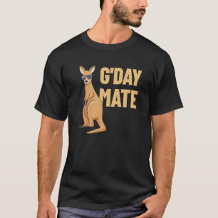 G'Day Mate Kangaroo Aussie Australia Roo G'Day Mat T-shirt