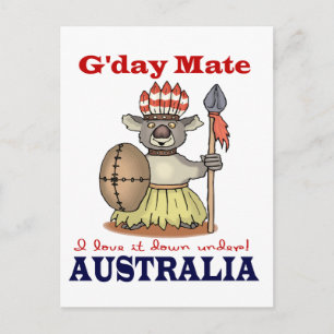 G'Day Mate Koala Briefkaart