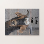 G'day mate souriant chèvre puzzle (Horizontal)