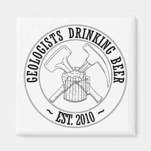 GDB-standaard (zwart-wit) Magneet (Voorkant)