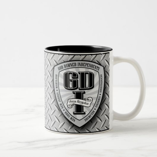 GDI-Mok 1 Tweekleurige Koffiemok (Rechts)