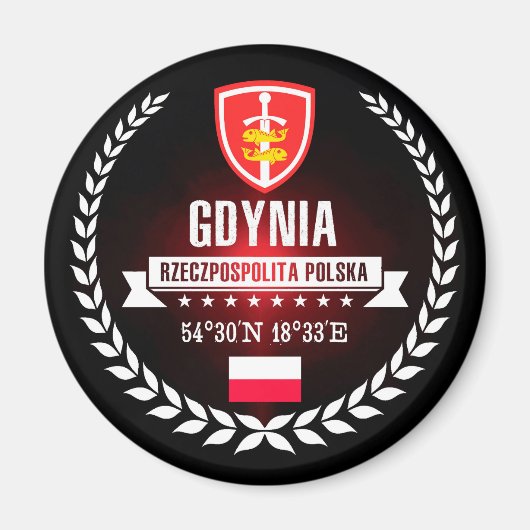 Gdynia Magneet (Voorkant)