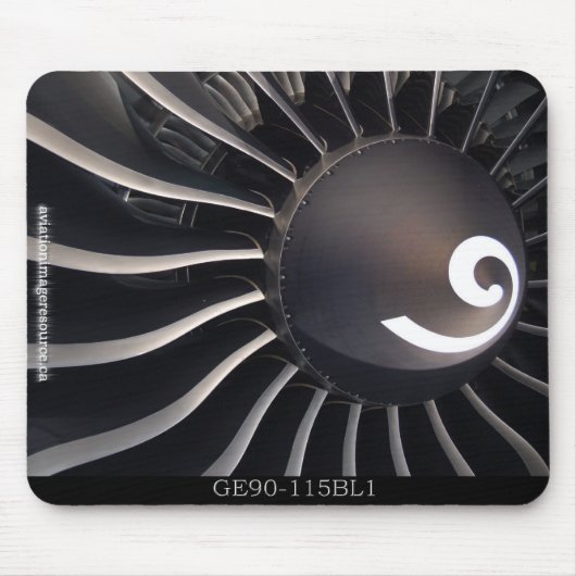 GE90 mousepad Muismat (Voorkant)