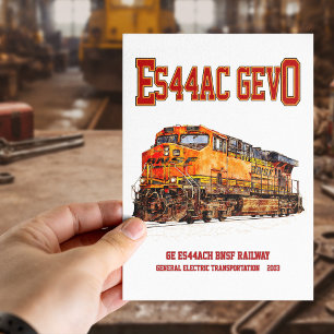  GE ES44AC GEVO Diesellocomotief Briefkaart