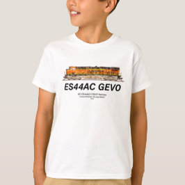 GE ES44AC GEVO Locomotief. BNSF-vrachttrein T-shirt