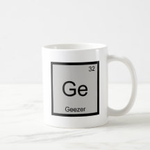Ge - Geezer Chemistry Element Symbol T-shirt in ru