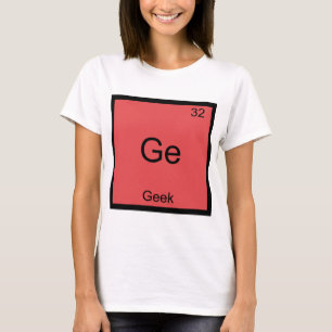 Ge - Grappige T-Shirt met Chemie Element Symbool v