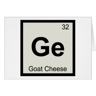Ge - Kaas Chemie Periodiek Systeem Symbool