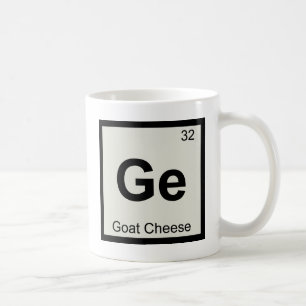Ge - Kaas Chemie Periodiek Systeem Symbool Koffiemok