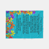 Ge-mail: blauw II Fleece Deken (Voorkant (Horizontaal))