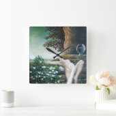 GEA, MIRTE EN WATER VIERKANTE KLOK (Huis)