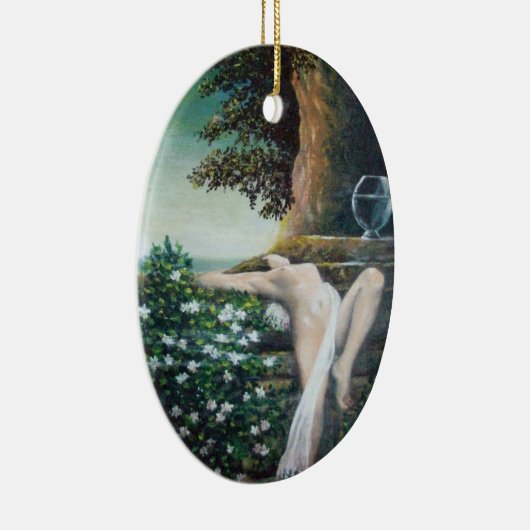 GEA, MYRTLE EN WATER KERAMISCH ORNAMENT (Rechts)