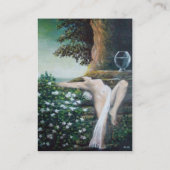 GEA ,MYRTLE EN WATER, perkament Visitekaartje (Achterkant)