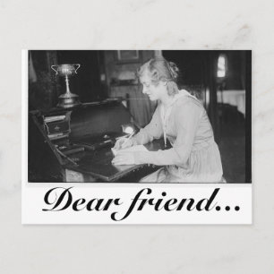 Geachte Briefkaart Friend
