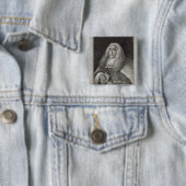 Geachte heer Justice Blackstone Vierkante Button 5,1 Cm (In situ)