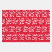 Geachte Kerstman inpakpapier (Voorkant)