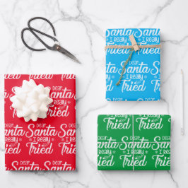 Geachte Kerstman inpakpapier Vel