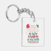 Geachte Kerstman Sleutelhanger (Voorkant Links)