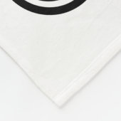 Geachte van harte fleece deken (Hoek)