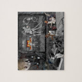 Geactiveerde Halloween drive-in Legpuzzel (Verticaal)