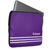 geactiveerde paarse laptoptas laptop sleeve (Voorkant Rechts)