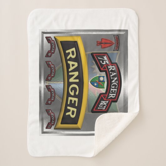 Geactualiseerd ontwerp 75th Ranger Regiment Sherpa Deken (Voorkant)