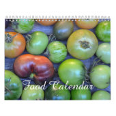 Geadsorbeerd voedsel kalender (Hoes)