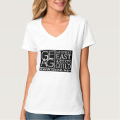 geag logo dames / nekshirt t-shirt (Voorkant)