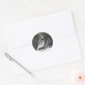 Geai bleu : Tu me manque autocollant (Enveloppe)