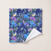 Geais bleus au printemps (Gant de toilette)