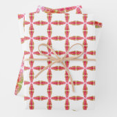 Gealigneerd hart inpakpapier vel (In situ)