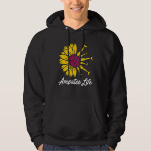 Geamputeerde Humor Flower Life Leg Arm Recovery Hoodie