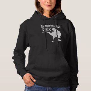 Geamputeerde Humor Saurusrex beenarm herstel 4 Hoodie