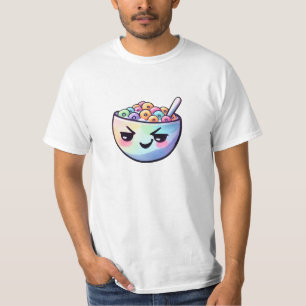 geanimeerd ontbijtgraan t-shirt