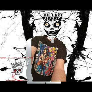 Geanimeerd Rocker Design Mannen T-shirt