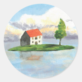 Geanimeerde Landschap Stickers