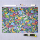 Geanimeerde Safari-dieren Tissuepapier (Craft)