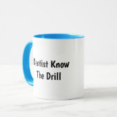 geanimeerde tandarts mok (Voorkant links)