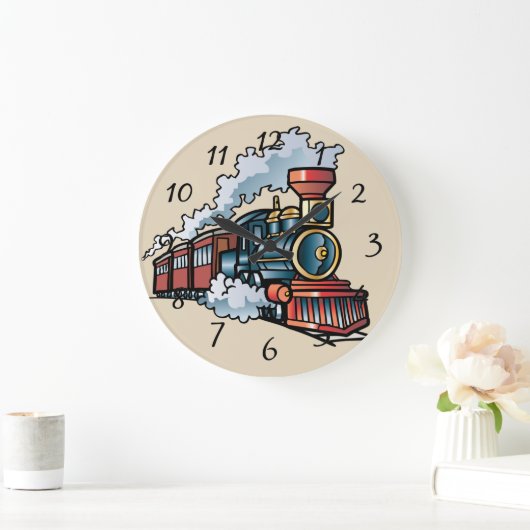 Geanimeerde trein grote klok (Huis)