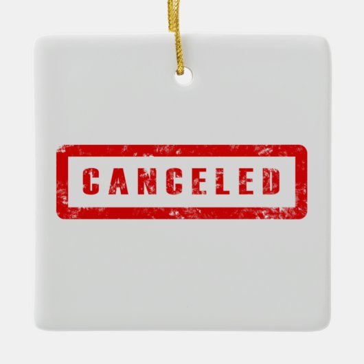 Geannuleerd Ornament (Voorkant)