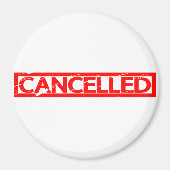 Geannuleerd stempel magneet (Voorkant)