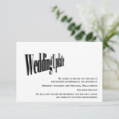 Geannuleerde bruiloft save the date (Staand voorkant)