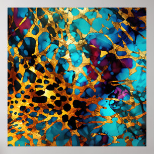 Geanodiseerd Metal Art Poster