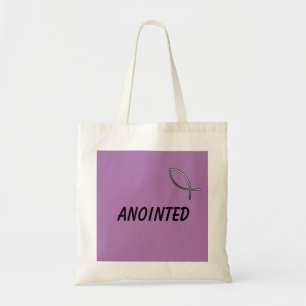 GEANOÏNTEGREERD Quote/Christus-symbool Tote Bag