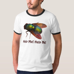 Géant Blow-Fly Drôle "Aidez-Moi !" T-shirt