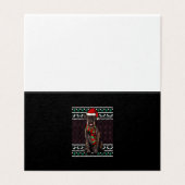 Géant de Noël Schnauzer Chapeau de Père Noël Noël (Outside Unfolded)