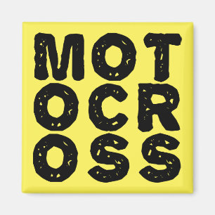 Géant Motocross Logo Dirt Bike Frigo Magnet